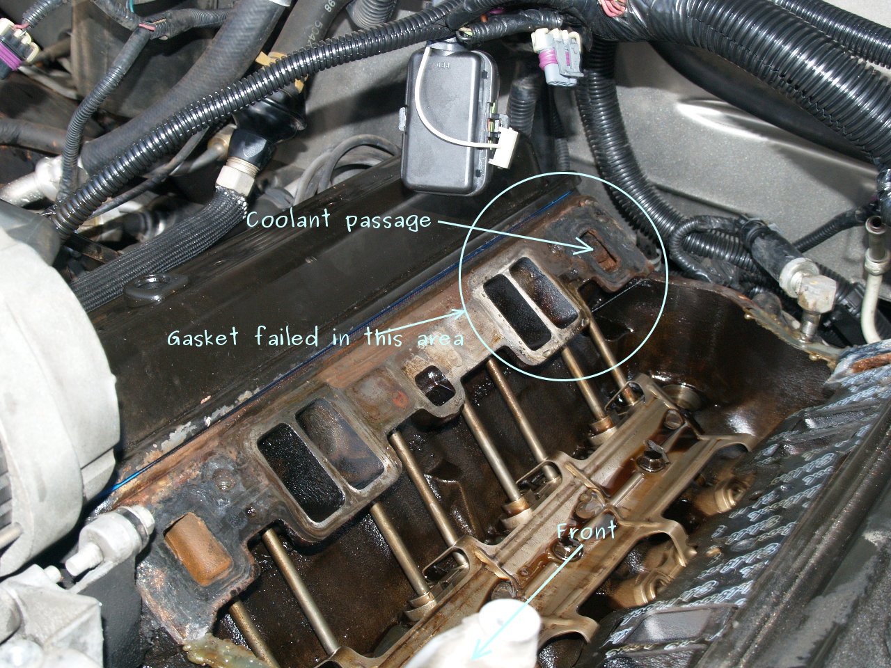 See B2301 in engine